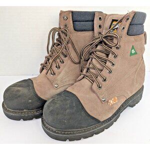 Workcentre Steel-Toe Boots Men's Size 7 US Oil Resistant Leather Work Footwear